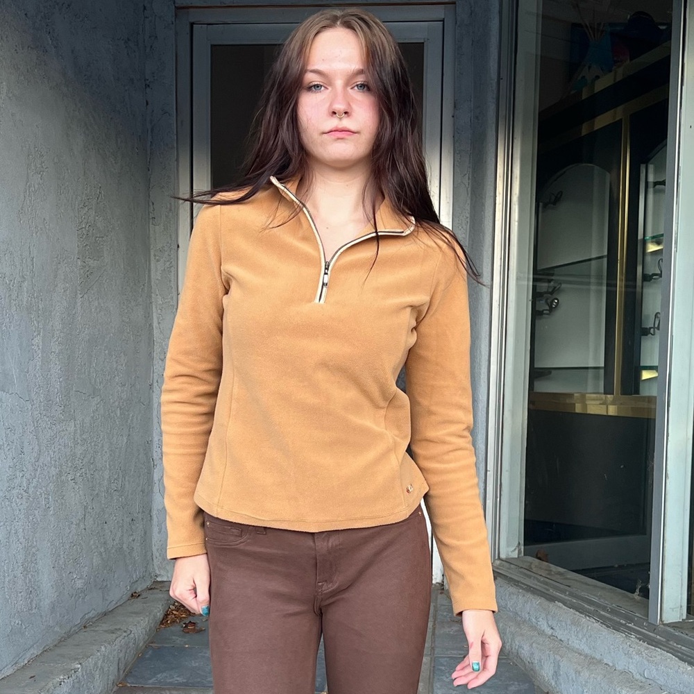 Postcard M Caramel Pullover Apres Ski Fleece